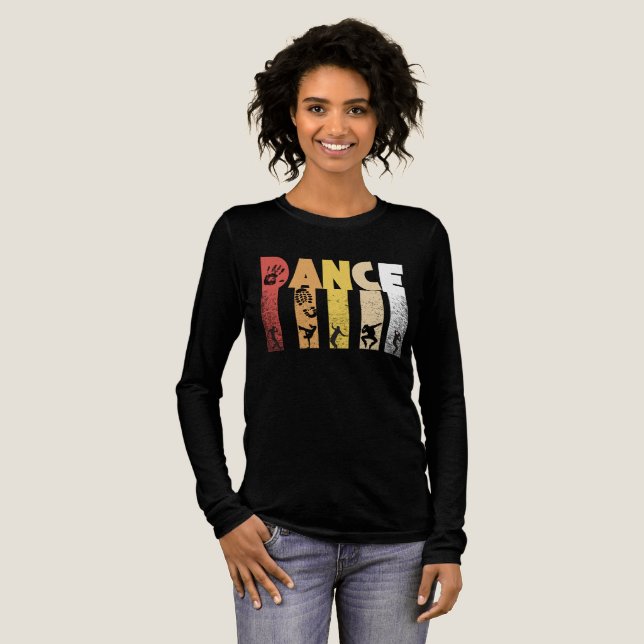 T-shirt En Tri-matière Danse . DAN01B 💃  (Recto complet)