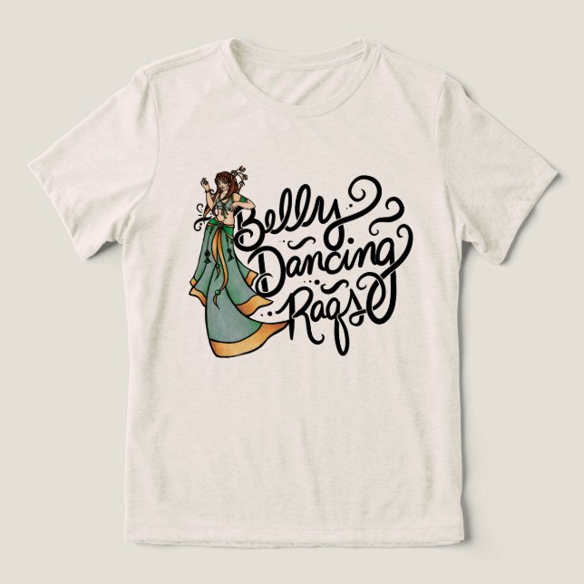 T-shirt En Tri-matière Danse du ventre Raqs Danseuse du ventre            (Design Recto)