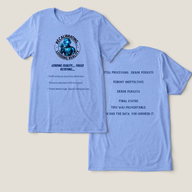 T-shirt En Tri-matière Data Human Patch  (Design Recto & Verso)