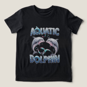 T-shirt En Tri-matière Dauphin aquatique amusant Lover