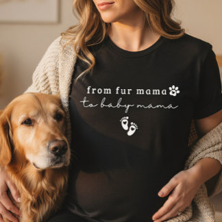 T-shirt En Tri-matière De Fur Mama à Baby Mama Sweatshirt | GoldenMama