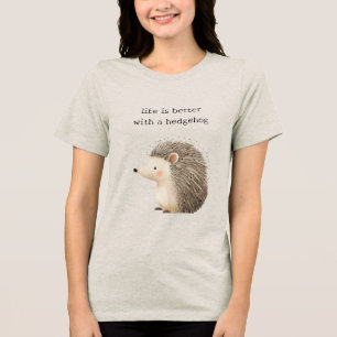 T-shirt En Tri-matière De mignons hérissons