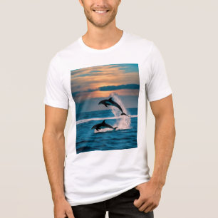 T-shirt En Tri-matière Défi dans le bleu profond