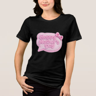 T-shirt En Tri-matière Dégradé Douillet Fête des Mères