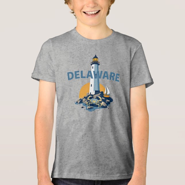 T-shirt En Tri-matière Delaware, États-Unis d'Amérique (Recto)
