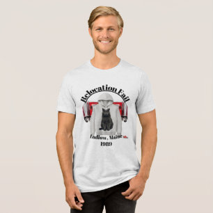 T-shirt En Tri-matière Déménagement échec hommes Bella+Canvas