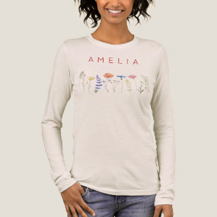 T-shirt En Tri-matière Demoiselle d'honneur nom de fleur sauvage