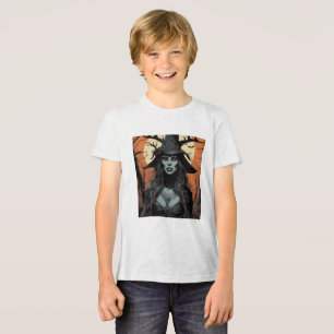 T-shirt En Tri-matière démon féminin gothique