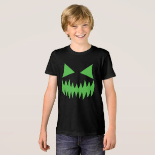 T-shirt En Tri-matière Déplaisant Éffrayant Fun Citrouille Jack-o'-lanter