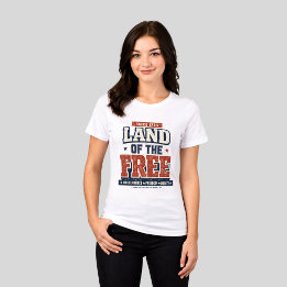 T-shirt En Tri-matière Depuis 1776 Terre des femmes USA patriotiques libr