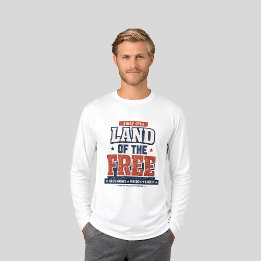 T-shirt En Tri-matière Depuis 1776 Terre des Hommes Libres Patriote USA H