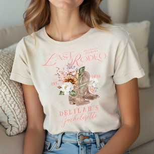 T-shirt En Tri-matière Dernier Rodeo Chic Cowgirl Bottes Western Bachelor