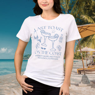 T-shirt En Tri-matière Dernier Toast Whimsique sur la Côte