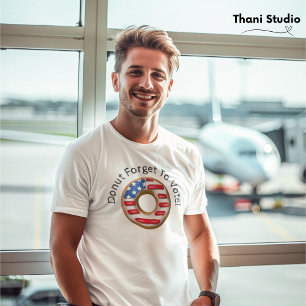 T-shirt En Tri-matière Des élections drôles sans oublier de voter léger
