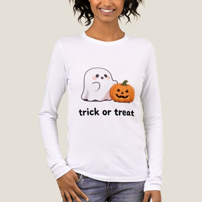 T-shirt En Tri-matière Des friandises ou un sort (Recto)