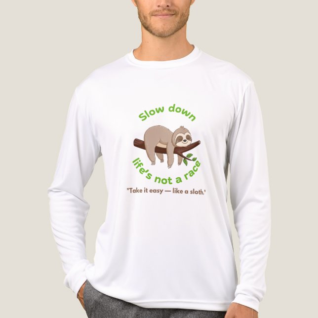 T-shirt En Tri-matière Descente lente - Joints Graphiques et cadeaux (Recto)