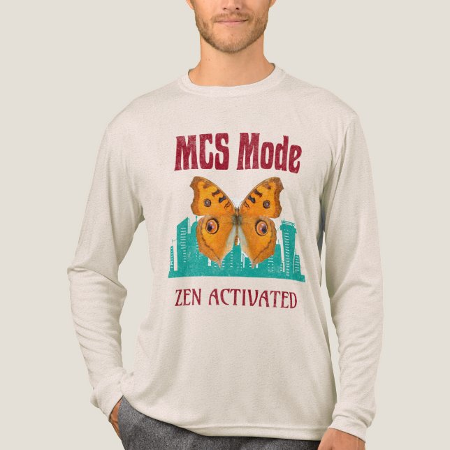 T-shirt En Tri-matière Description de l'activation du mode MCS Zen Papill (Recto)