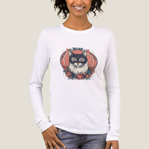 T-shirt En Tri-matière design d'art amoureux des chats mignon acheter mai