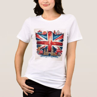 T-shirt En Tri-matière Design de T-shirt britannique Union Jack Iconic