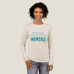 T-shirt En Tri-matière Désireux de discuter de CHEVAUX