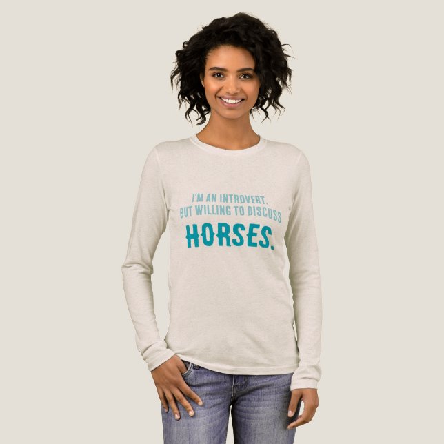 T-shirt En Tri-matière Désireux de discuter de CHEVAUX (Recto complet)