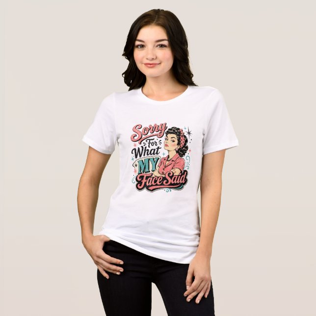 T-shirt En Tri-matière Désolé (Recto plein)