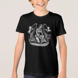 T-shirt En Tri-matière Dessin angélique de formes géométriques dans des r