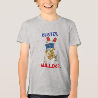 T-shirt En Tri-matière Dessin animé de chiot heureux Chien mignon Amour E