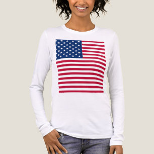 T-shirt En Tri-matière Dessin de fierté du drapeau américain USA