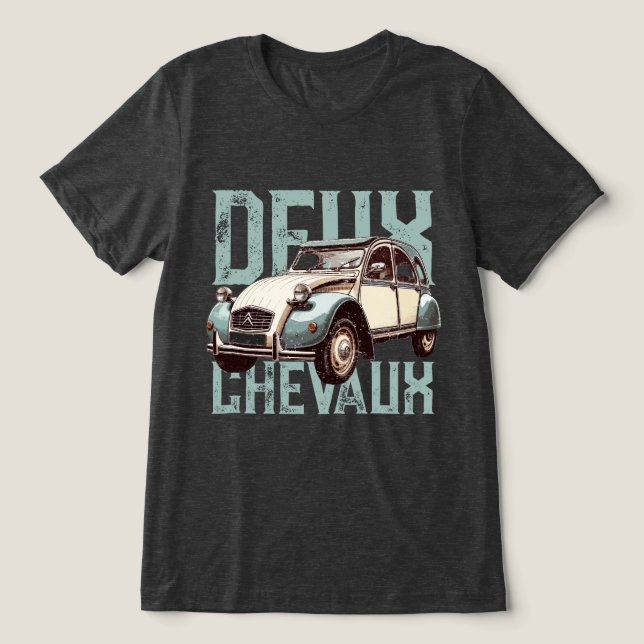 T-shirt En Tri-matière Deux Chevaux (Design Recto)