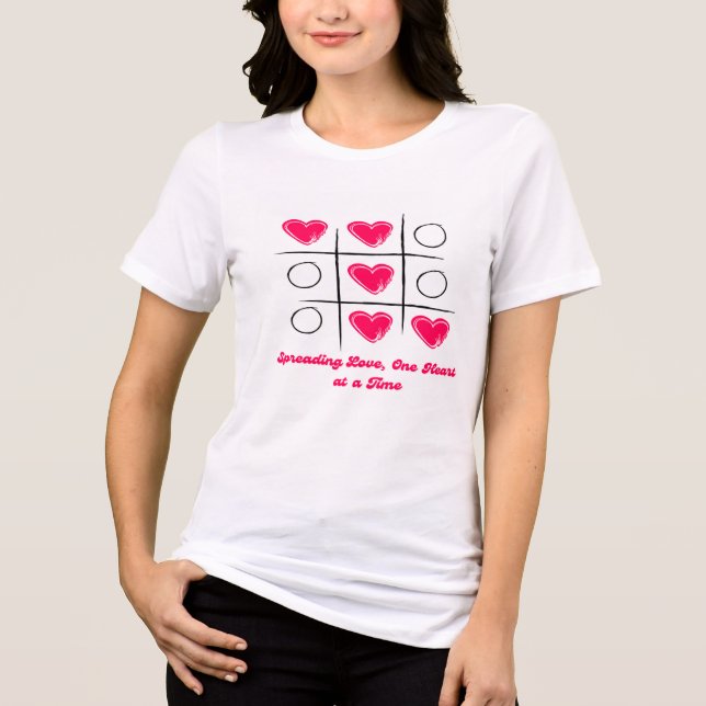 T-shirt En Tri-matière Diffuser l'amour, un coeur à la fois (Recto)