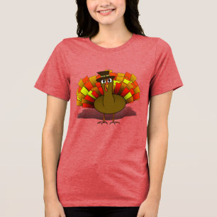 T-shirt En Tri-matière Dinde Pèlerin Action de grâce