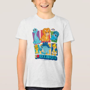 T-shirt En Tri-matière Dino Ranch Dinosaure amusant et coloré