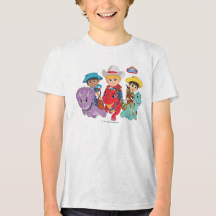 T-shirt En Tri-matière Dino Ranch Friends Design