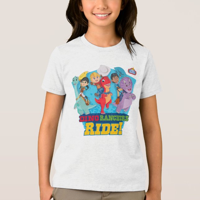 T-shirt En Tri-matière Dino Ranch | Les Ranchers Ride ! (Recto)