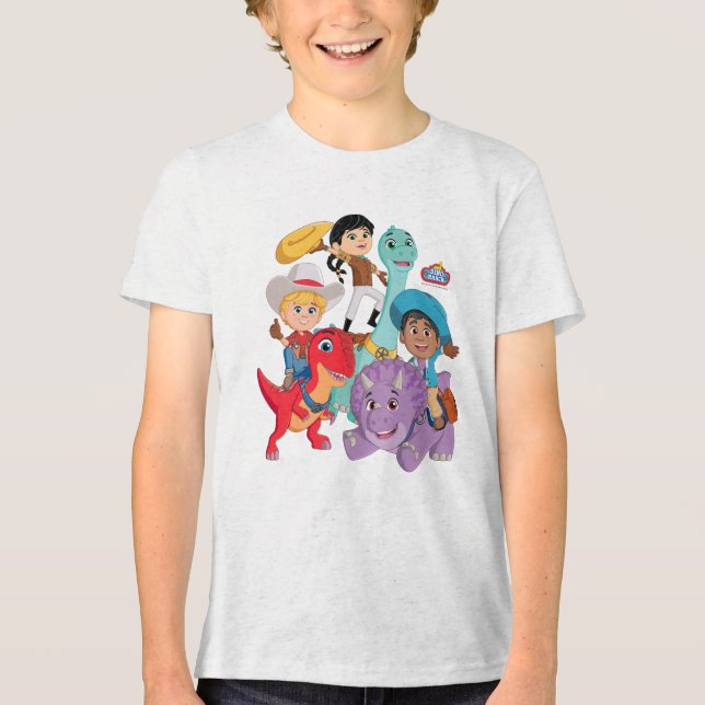 T-shirt En Tri-matière Dino Ranch Yee Haw ! (Recto)