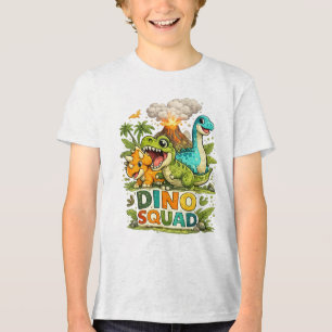 T-shirt En Tri-matière Dino Squad Volcan