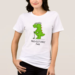 T-shirt En Tri-matière dinosaure jeu golf dinosaure golf