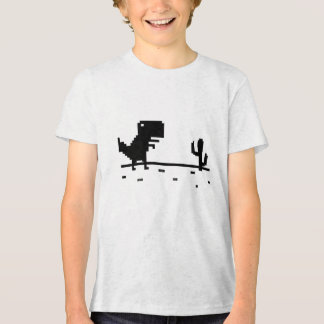 T-shirt En Tri-matière Dinosaure sans Internet