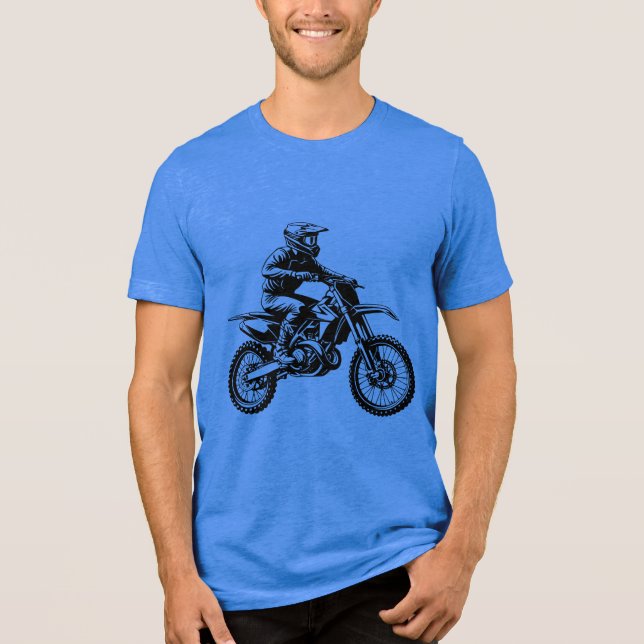 T-shirt En Tri-matière Dirt Bike Rider (Recto)