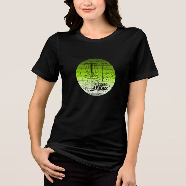 T-shirt En Tri-matière Disque Golf Vintage (Recto)