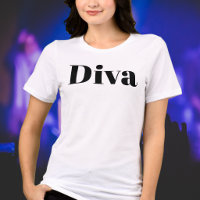 Diva Drôle Musique Moderne Interprète Noir Blanc