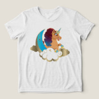 Divine la licorne | Lune et nuages