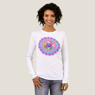 T-shirt En Tri-matière Diwali glitter lotus rangoli