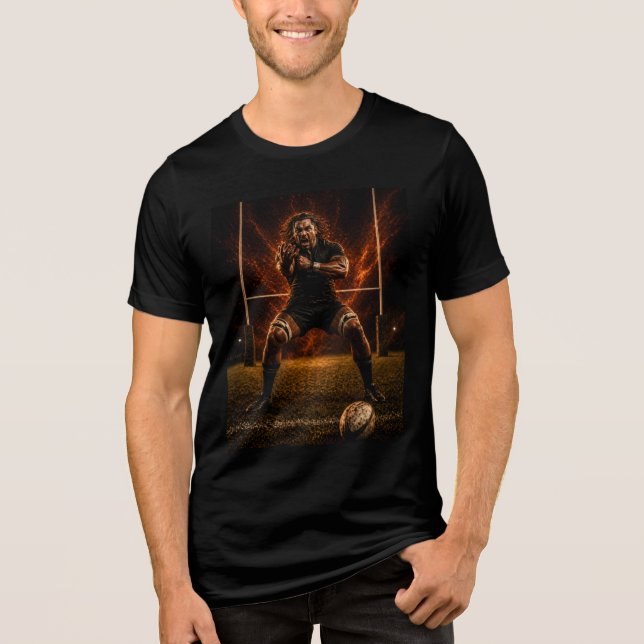 T-shirt En Tri-matière Domination Implacable – Maillot de Rugby Puissance (Recto)