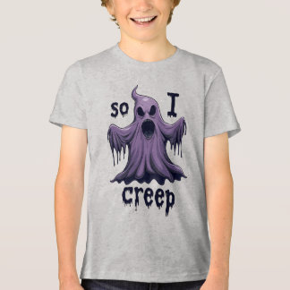 T-shirt En Tri-matière Donc, Je Creep Halloween Boo Ghost Funny Creep Yea