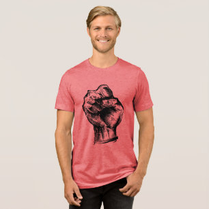 T-shirt En Tri-matière Donner du pouvoir à ton Esprit avec le poing Vinta