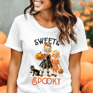 T-shirt En Tri-matière Douce et Surnaturelle Halloween Vintage