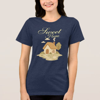 T-shirt En Tri-matière Douce Maison
