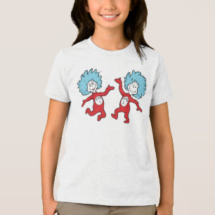 T-shirt En Tri-matière Dr. Seuss Chose 1 et Chose 2 Personnage